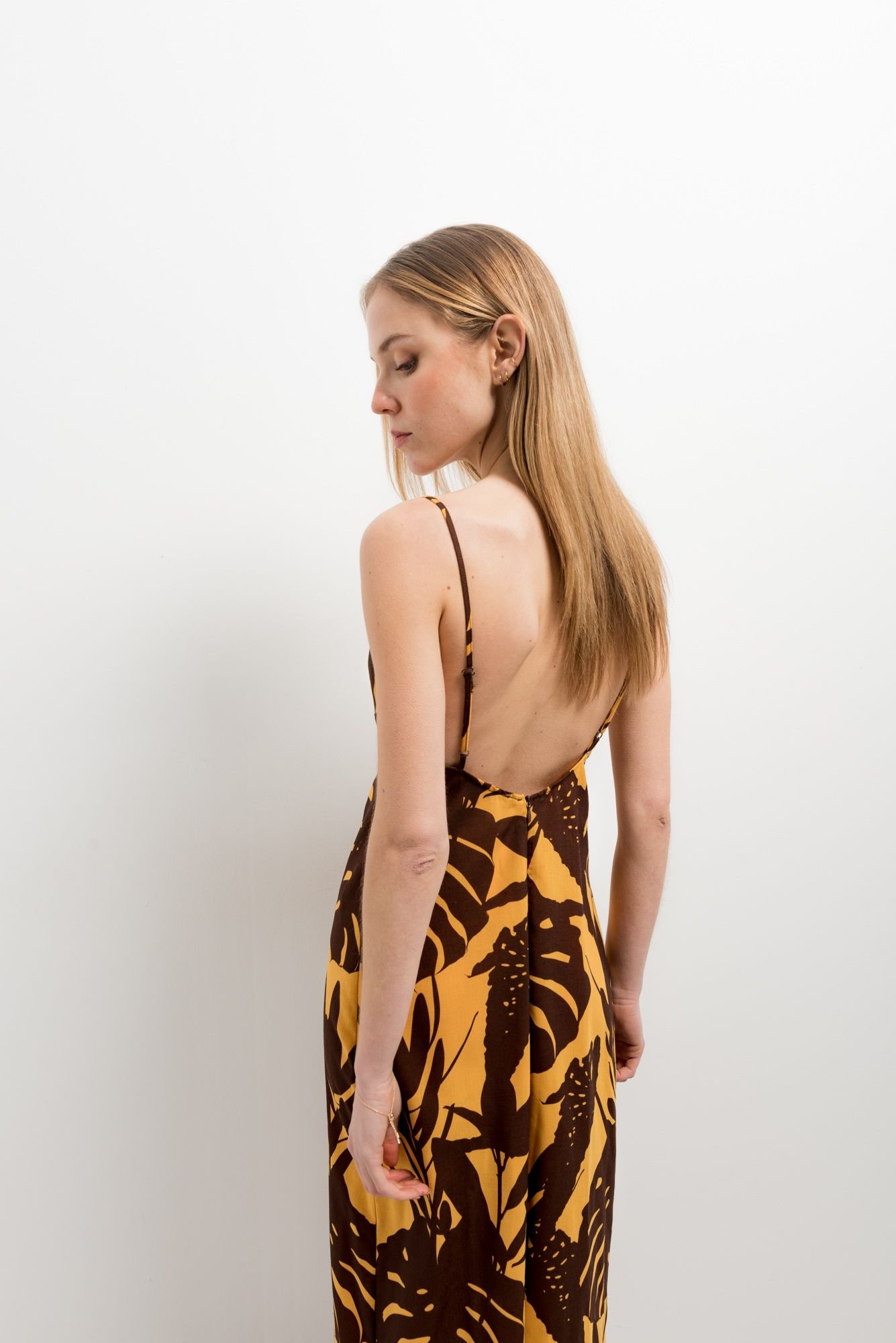 VESTIDO MIDI ESTAMPADO - Imagen 2