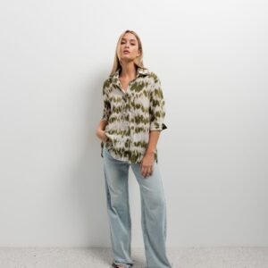 CAMISA TEXTURA ESTAMPADA