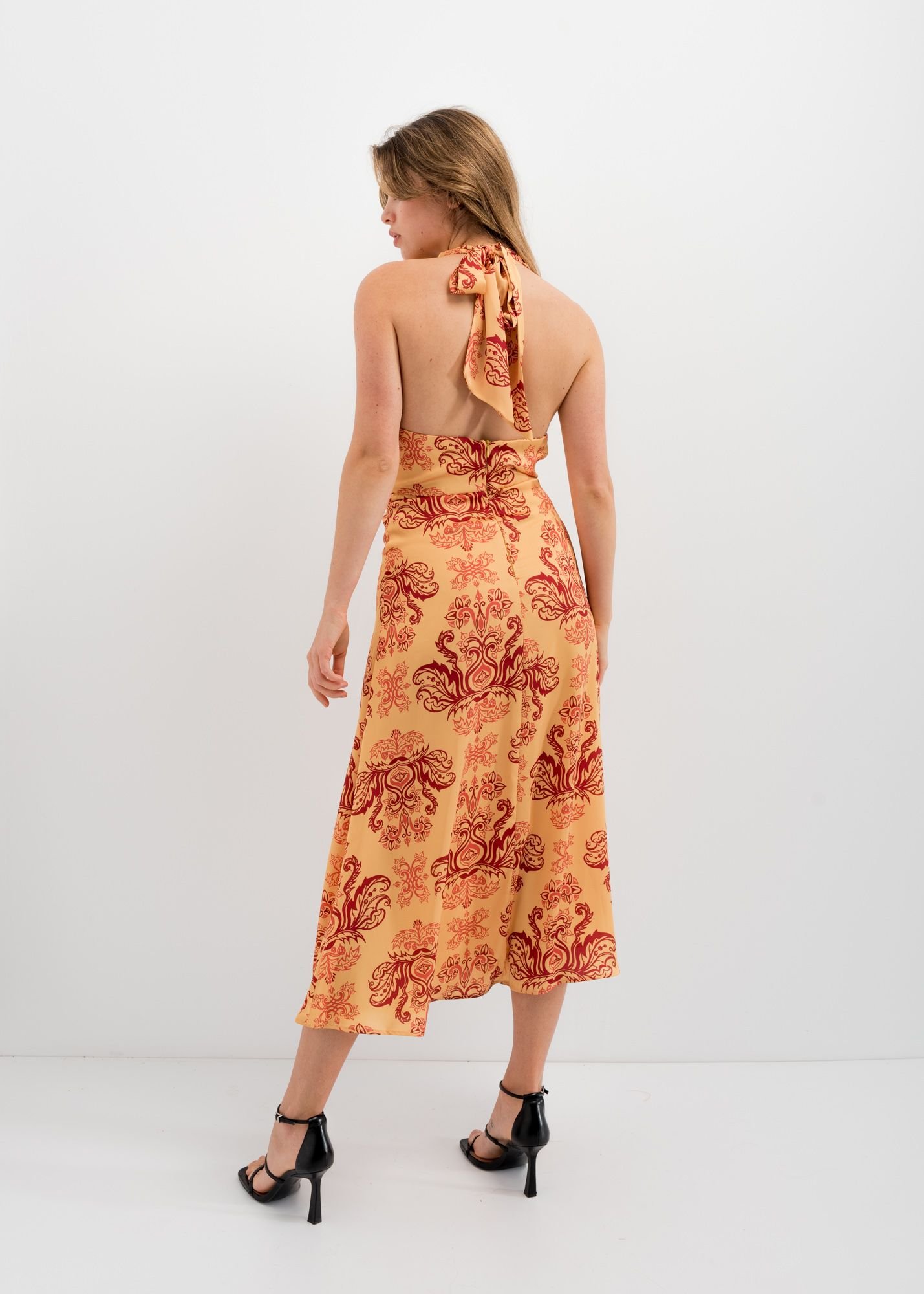 VESTIDO LARGO ESTAMPADO - Imagen 4