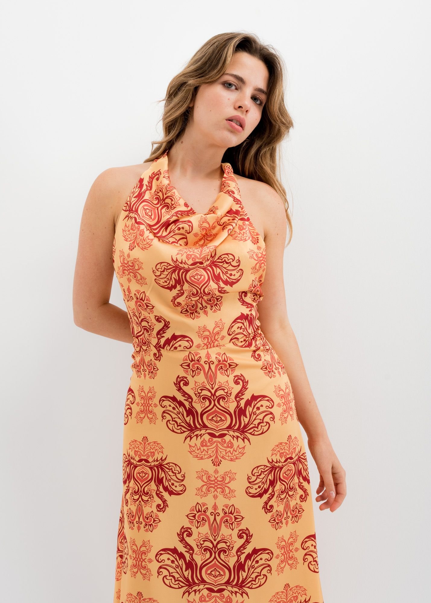 VESTIDO LARGO ESTAMPADO - Imagen 5