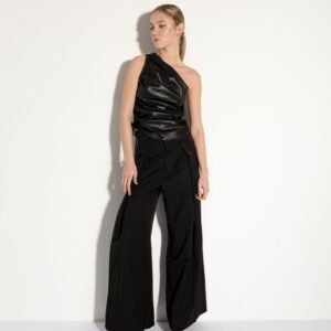 TOP DRAPEADO EFECTO PIEL