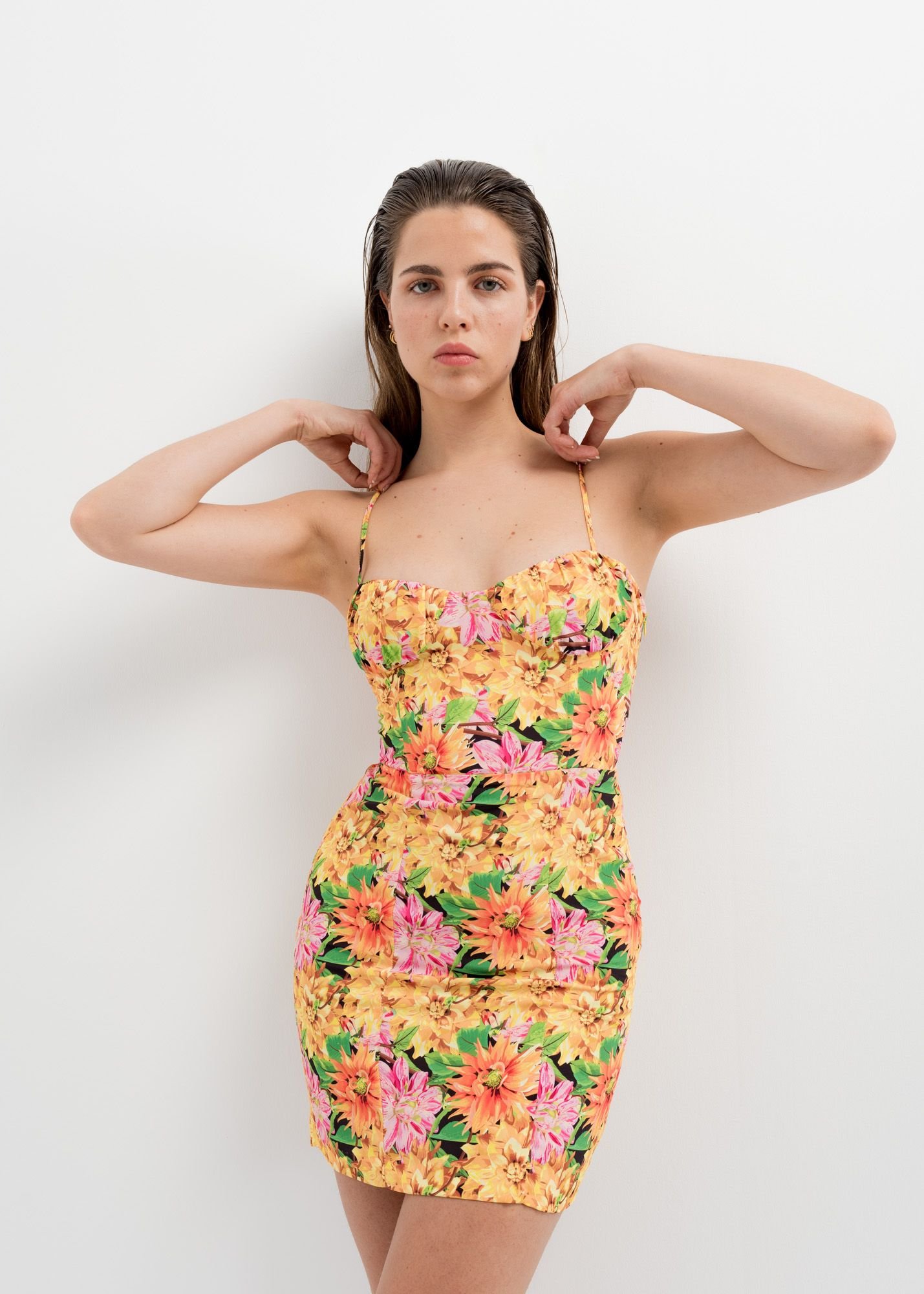 VESTIDO ESTAMPADO CORSETERO - Imagen 5