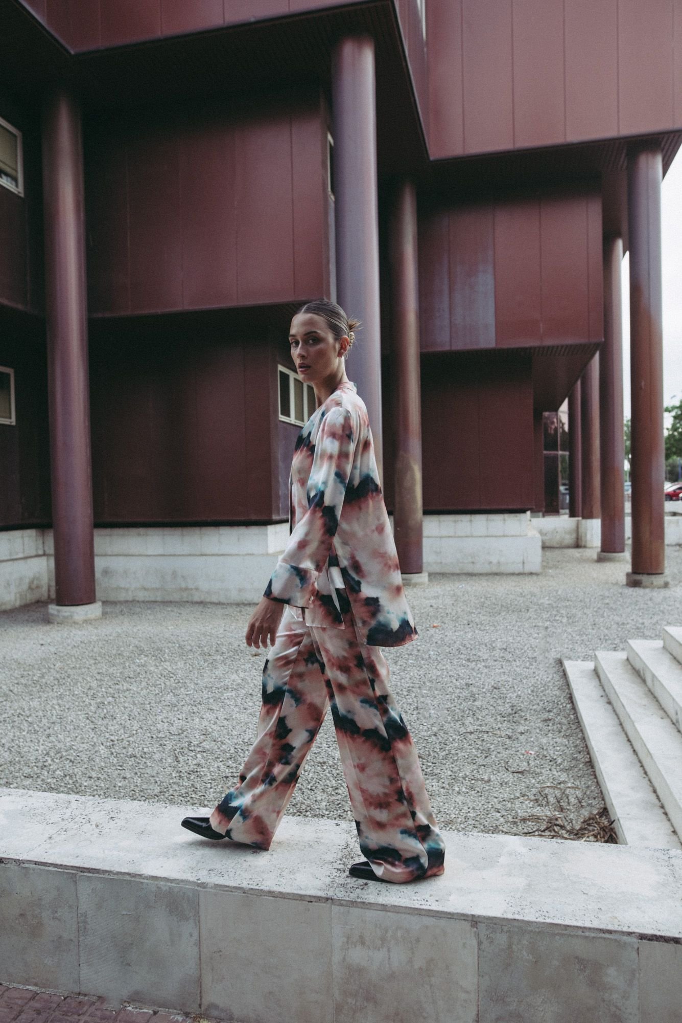 PANTALÓN RECTO ESTAMPADO TIE DYE - Imagen 5