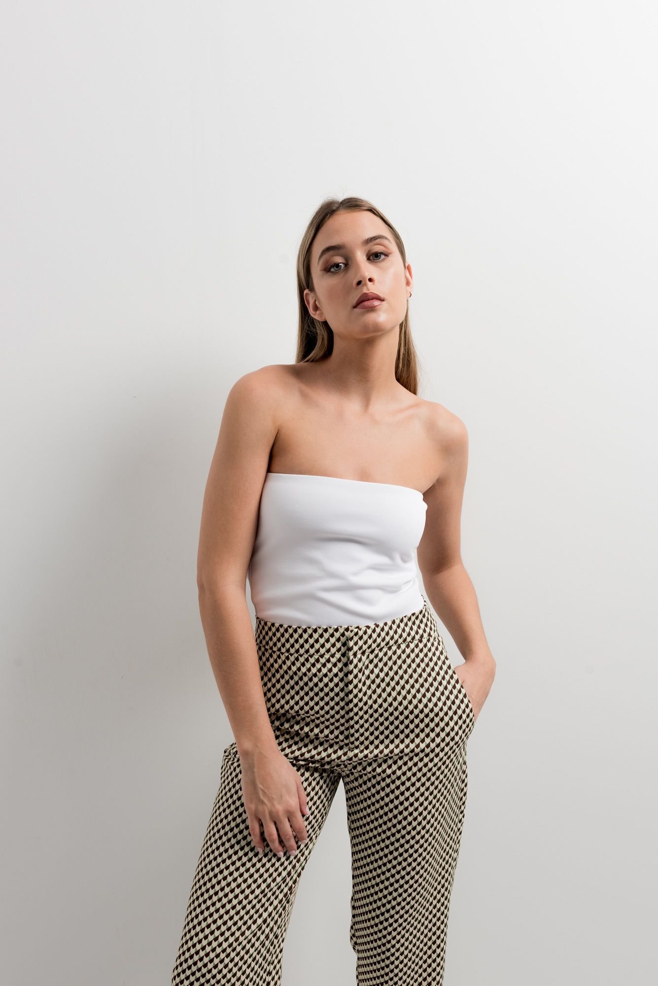 PANTALÓN ESTAMPADO GEOMÉTRICO - Imagen 2