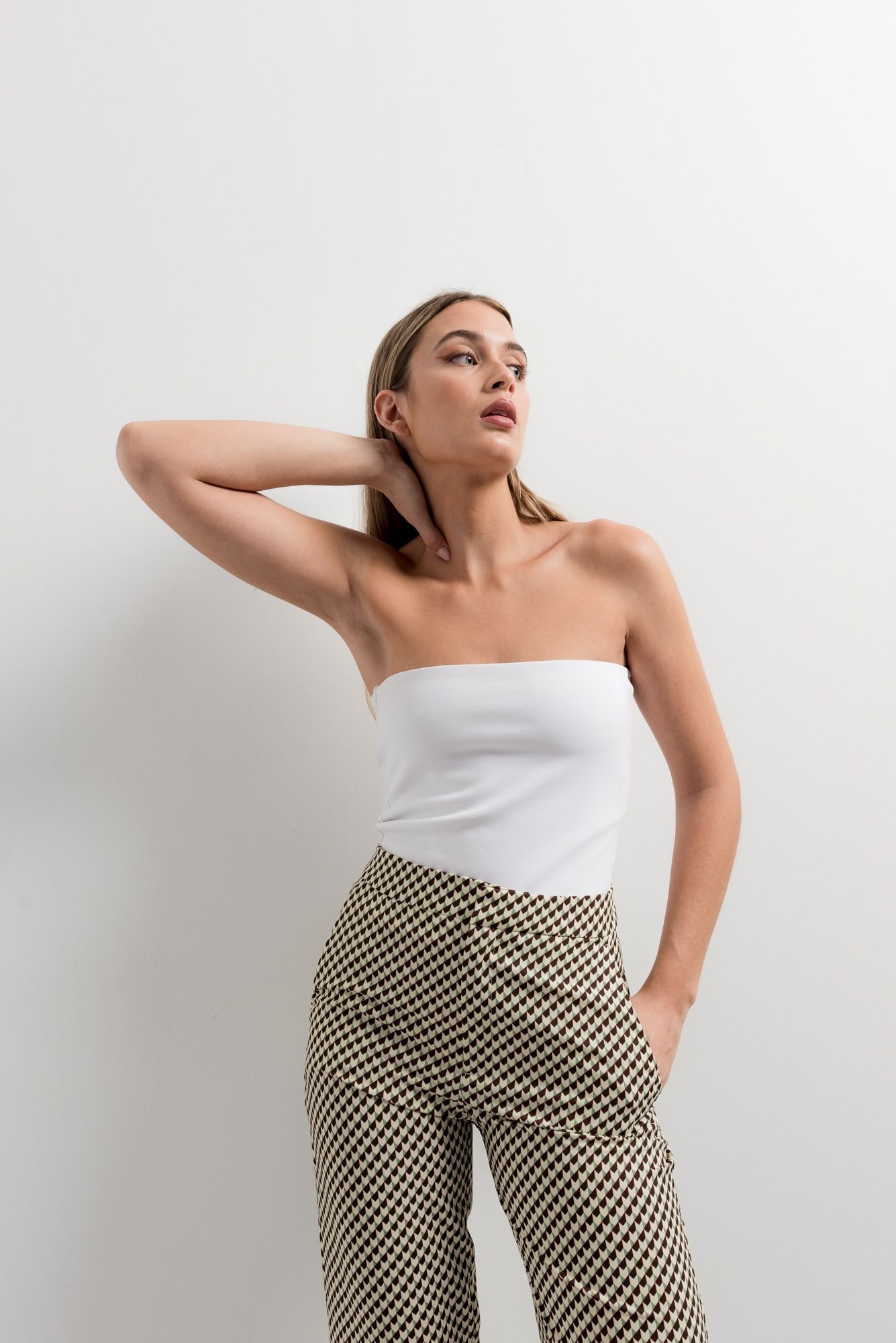 PANTALÓN ESTAMPADO GEOMÉTRICO - Imagen 3