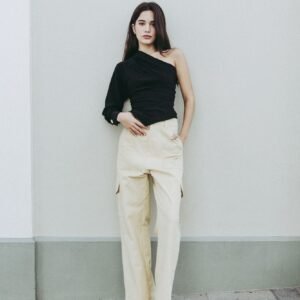 TOP DRAPEADO ASIMÉTRICO