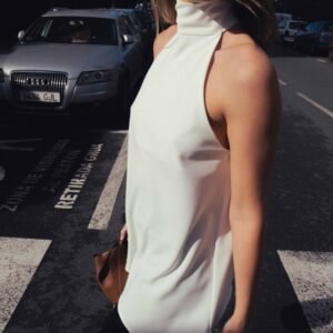 TOP HALTER ASIMÉTRICO