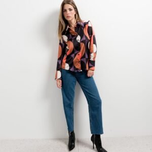 CAMISA SATINADA ESTAMPADA