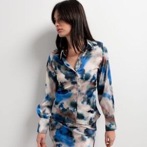 CAMISA ESTAMPADA SATINADA