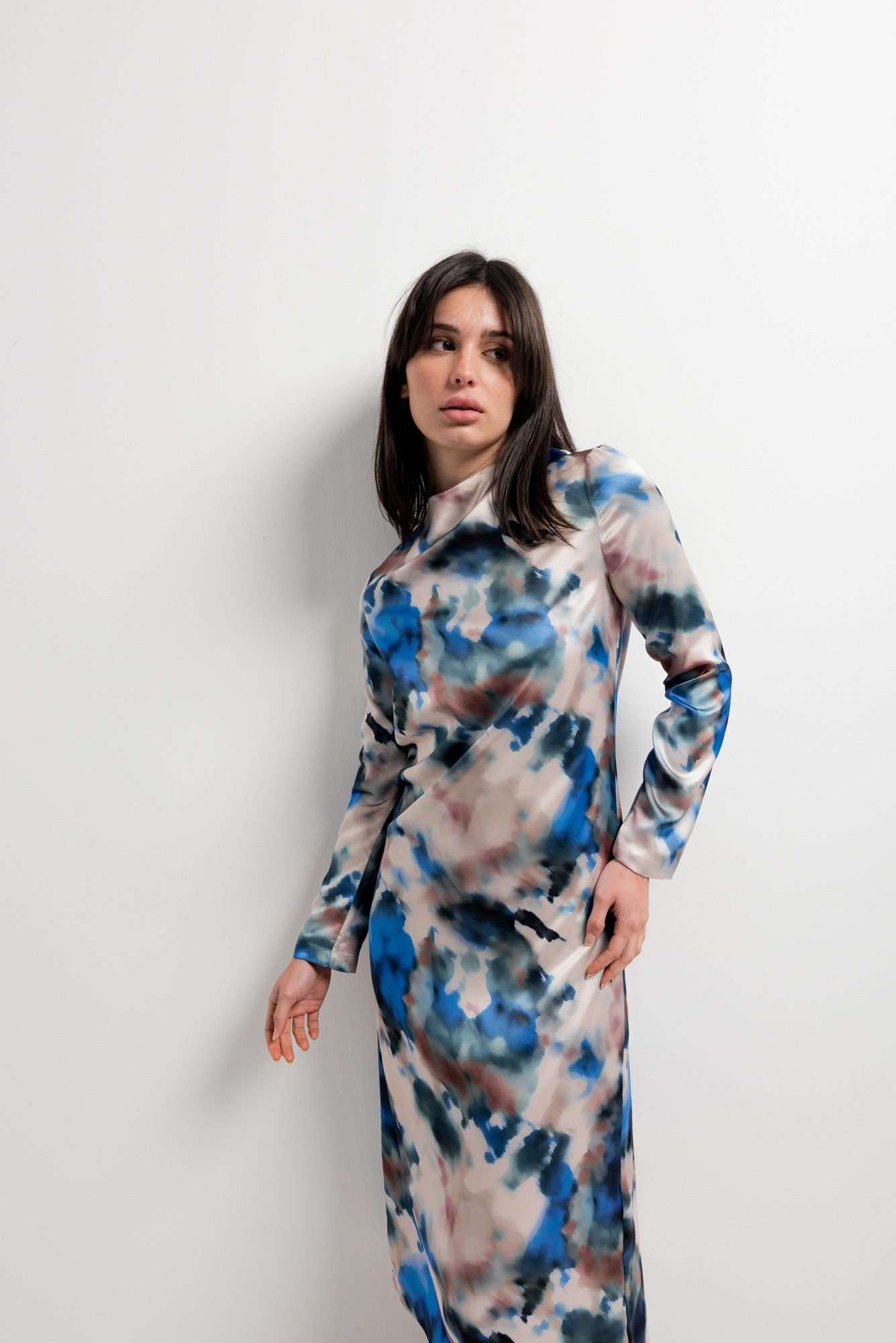 VESTIDO MIDI ESTAMPADO - Imagen 2