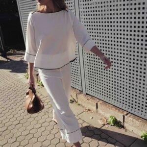 PANTALÓN CULOTTE VIVOS CONTRASTE