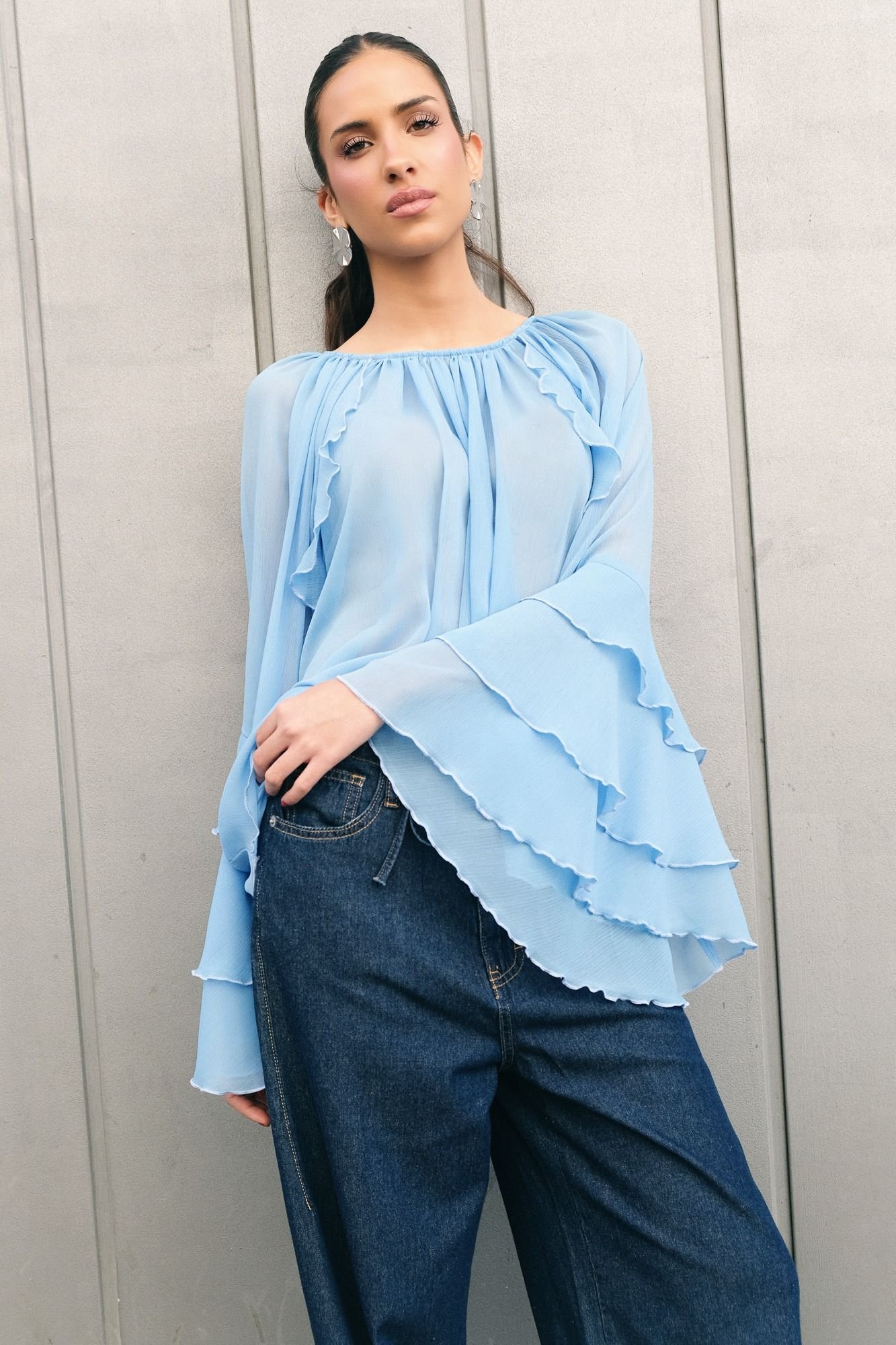 BLUSA VOLANTES - Imagen 4