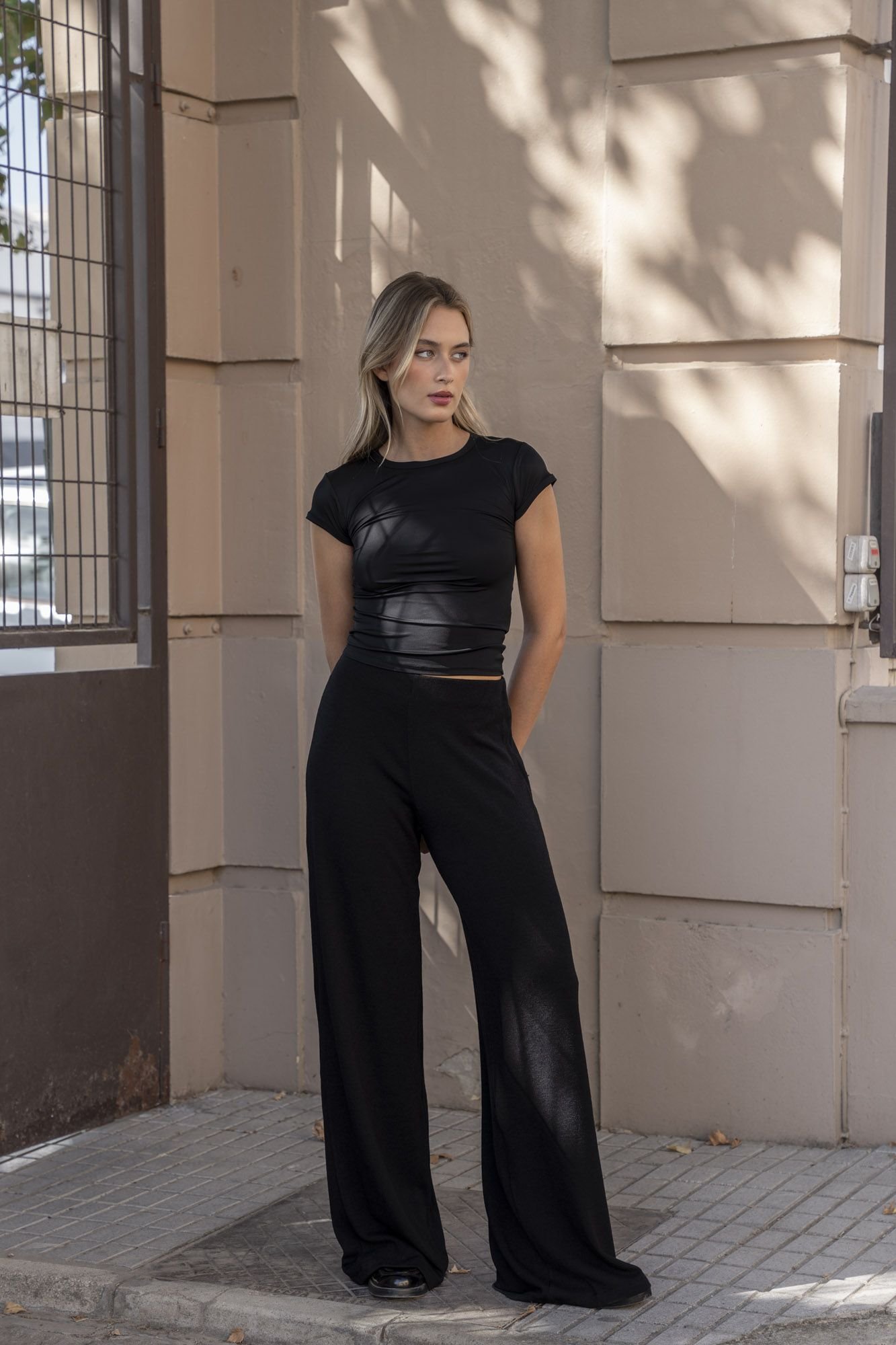 PANTALÓN ANCHO PUNTO - Imagen 6