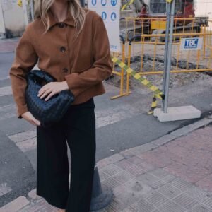 CHAQUETA CORTA EFECTO ANTE