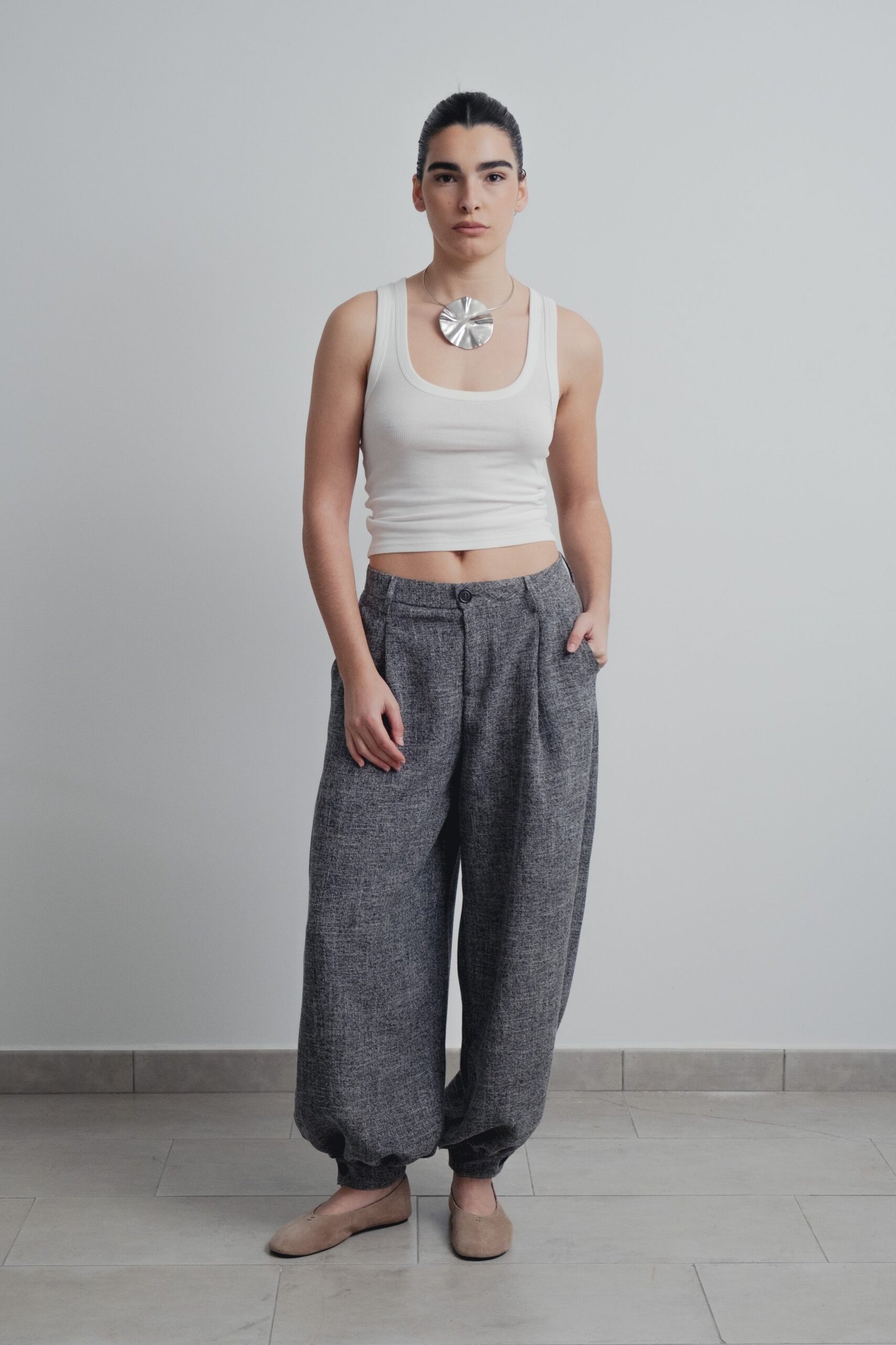 PANTALÓN ESTRUCTURA BOMBACHO - Imagen 2