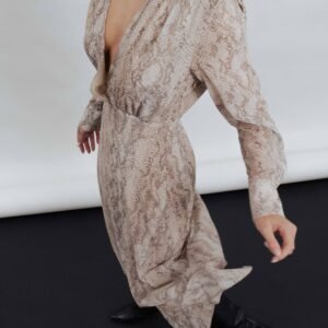 VESTIDO GASA ESTAMPADO ANIMAL