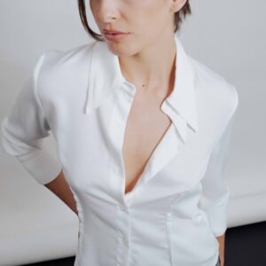 CAMISA ENTALLADA PINZAS