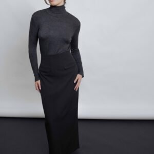 FALDA MIDI ABERTURA TRASERA