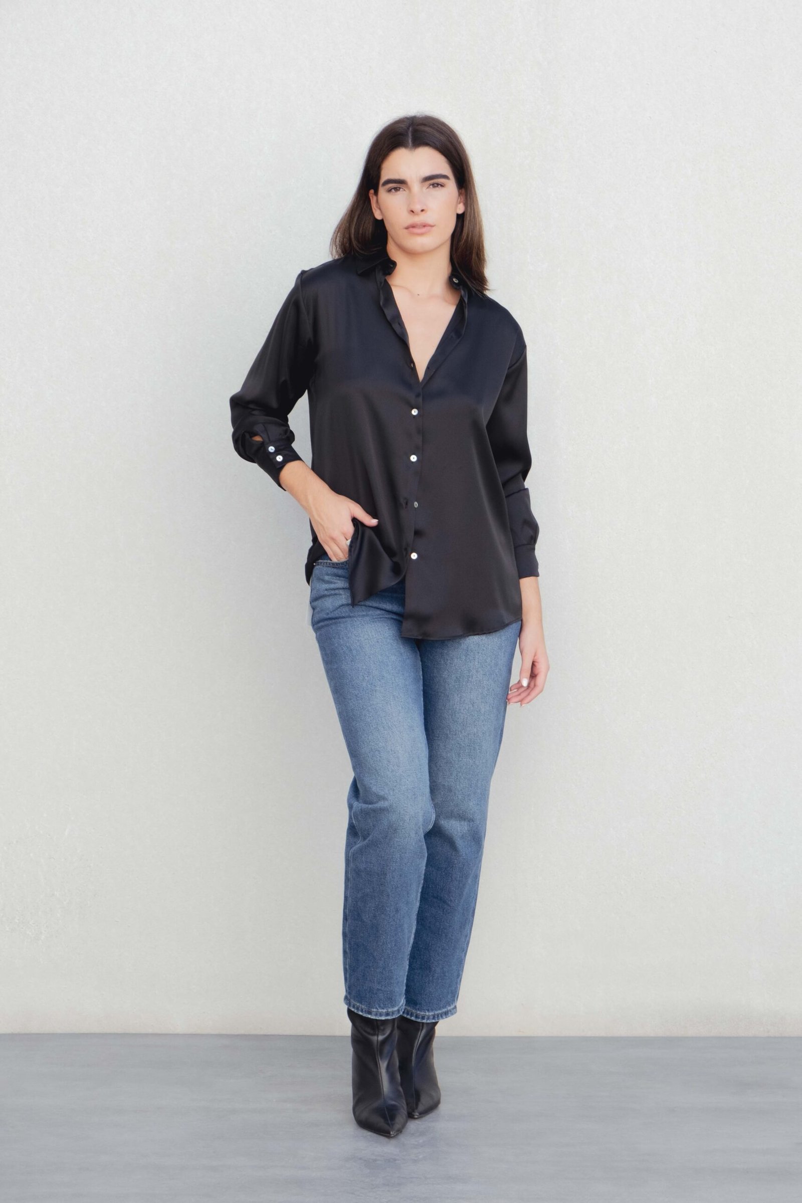 CAMISA SATINADA - Imagen 2