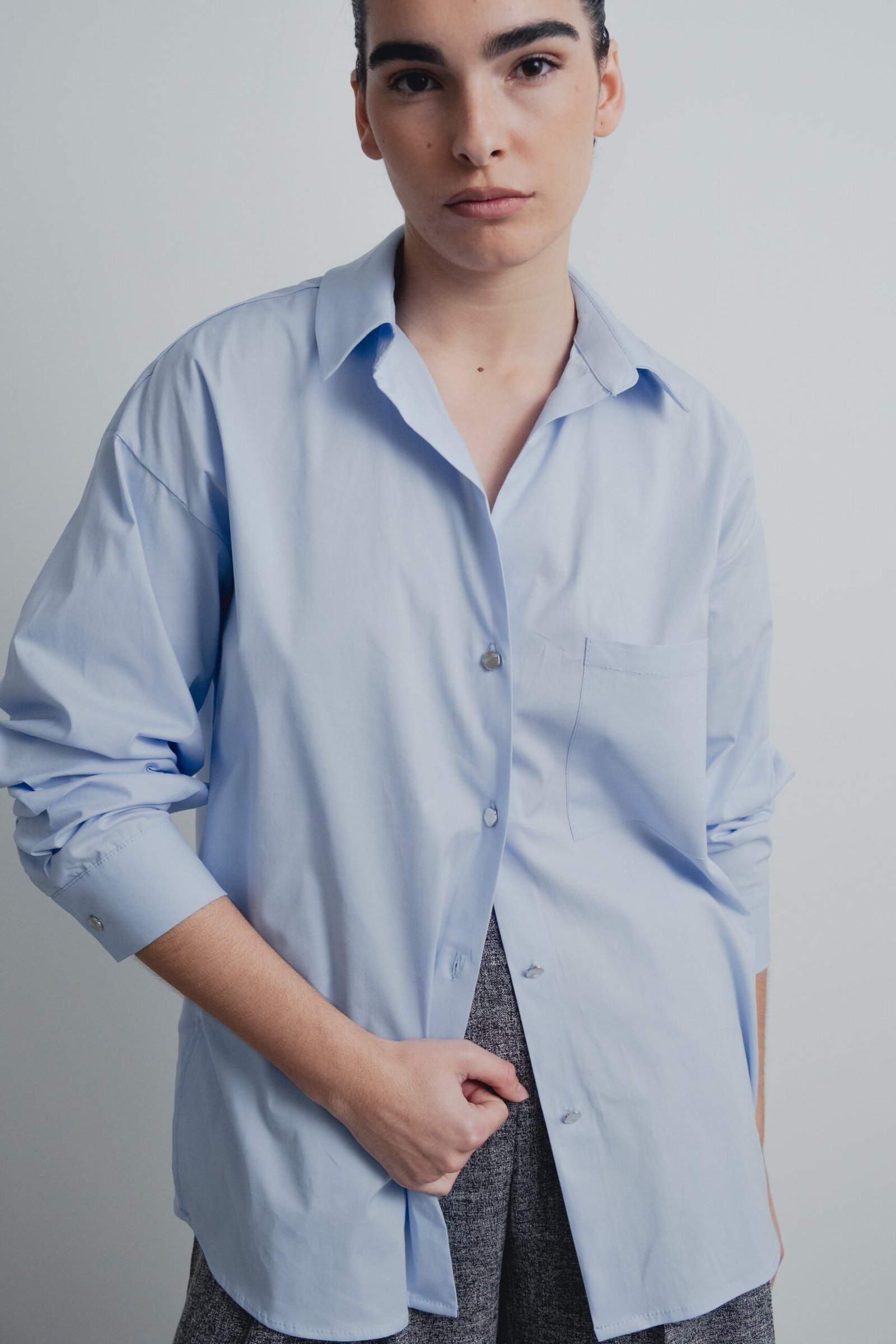 CAMISA OVERSIZE POPELÍN - Imagen 2