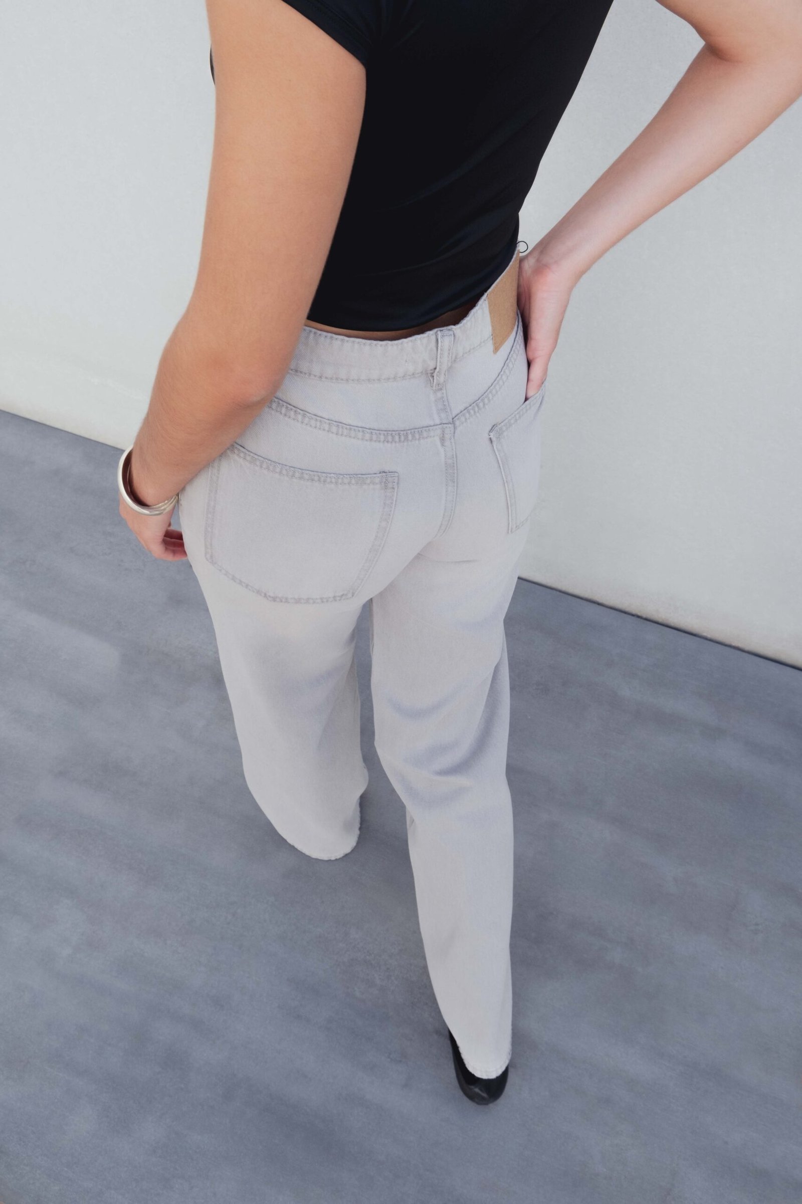 JEANS WIDE LEG TIRO MEDIO FULL LENGTH - Imagen 3