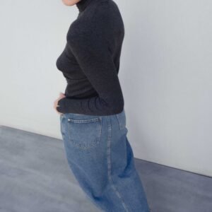 FALDA LARGA DENIM ABERTURA