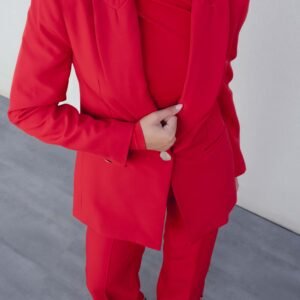 BLAZER BOTON PLATEADO