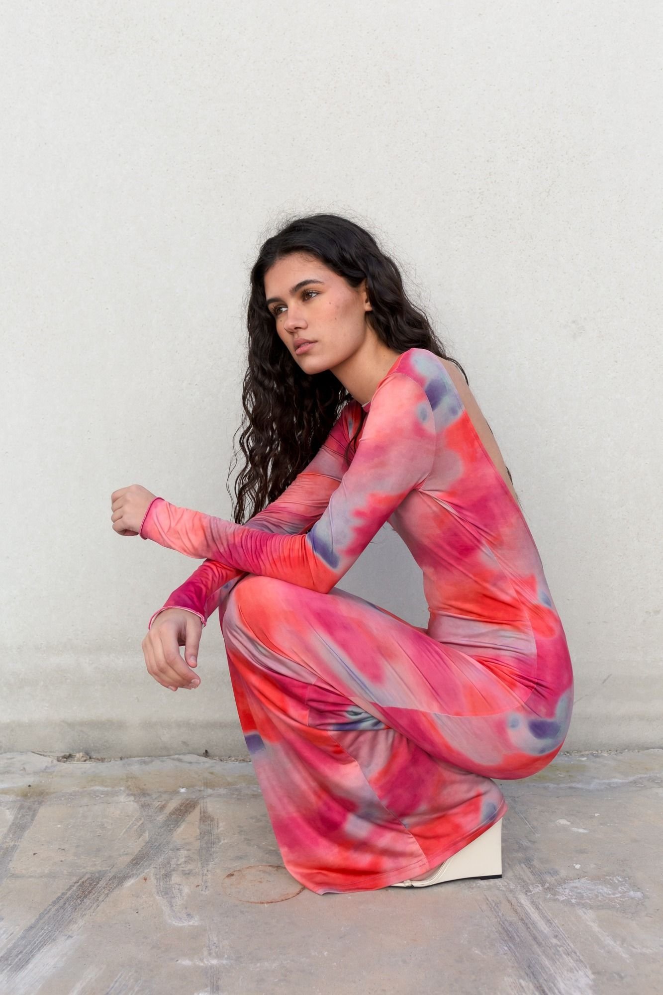 VESTIDO LARGO ESTAMPADO - Imagen 5