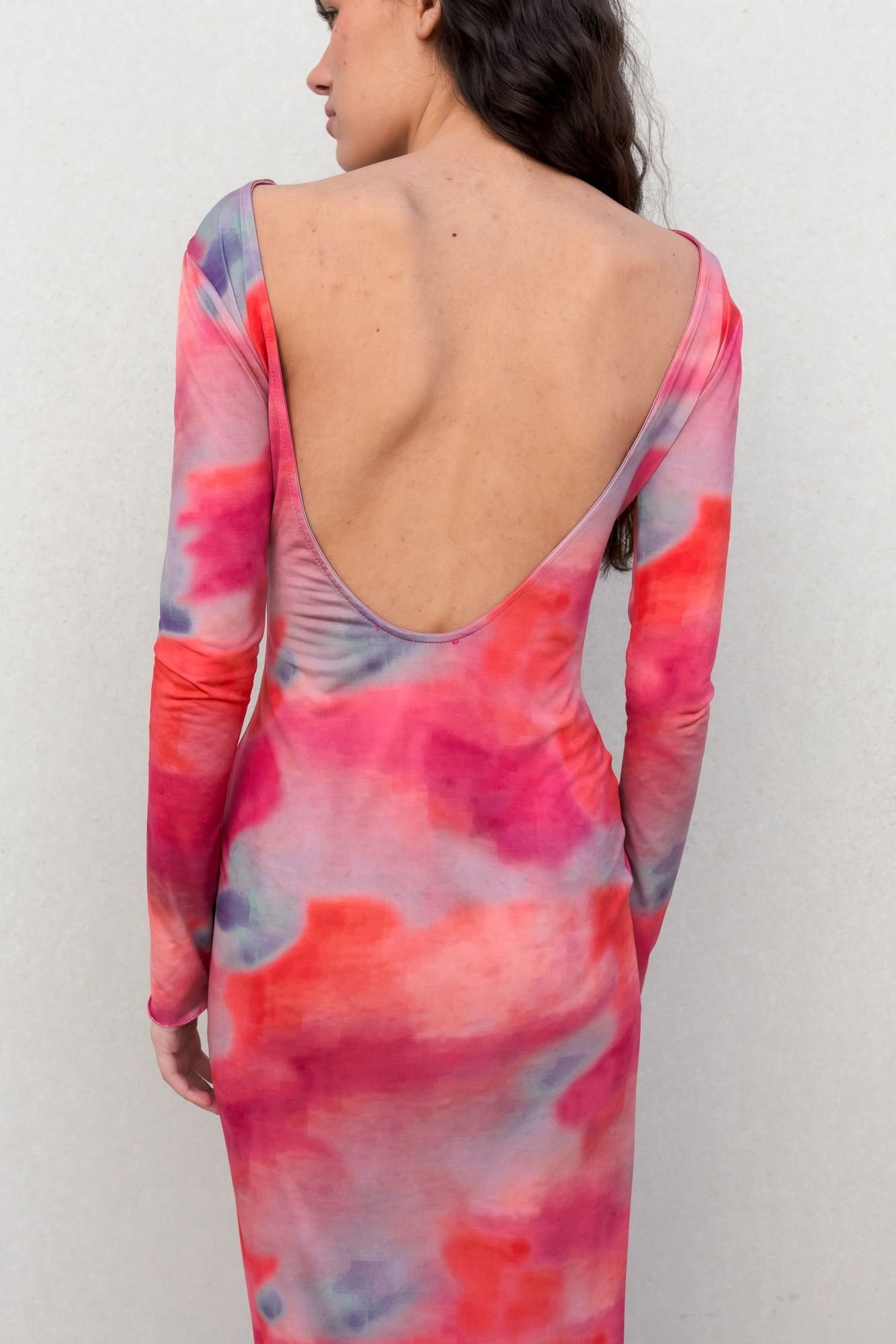 VESTIDO LARGO ESTAMPADO - Imagen 9