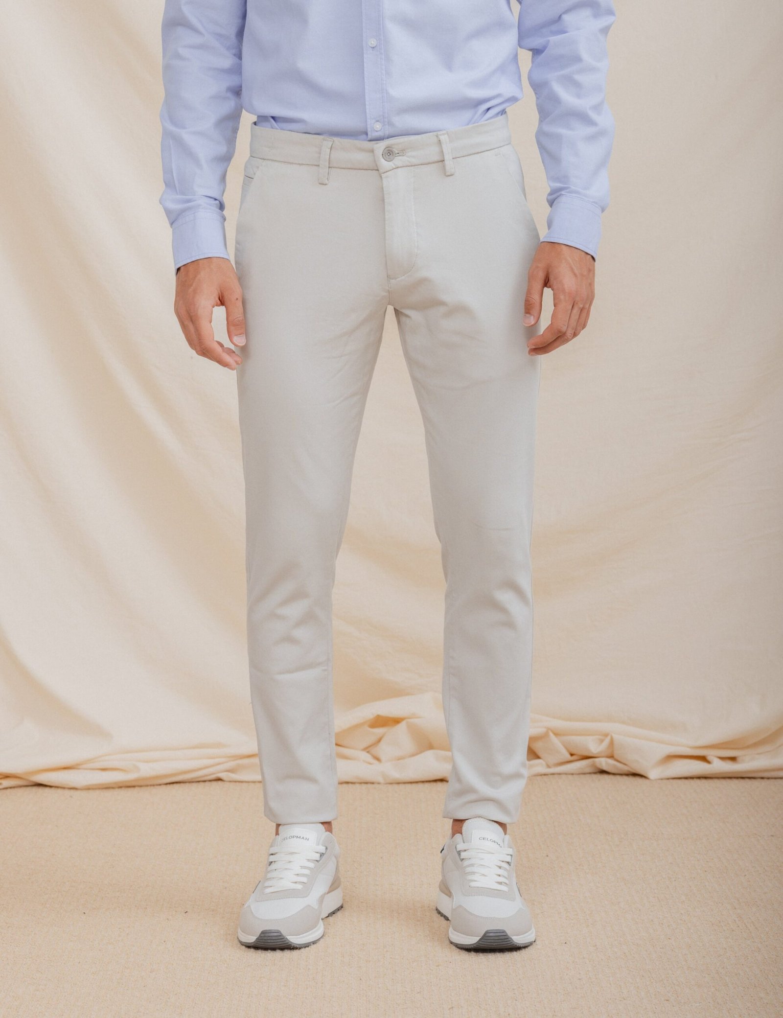 PANTALÓN CASUAL DE VESTIR BEIGE