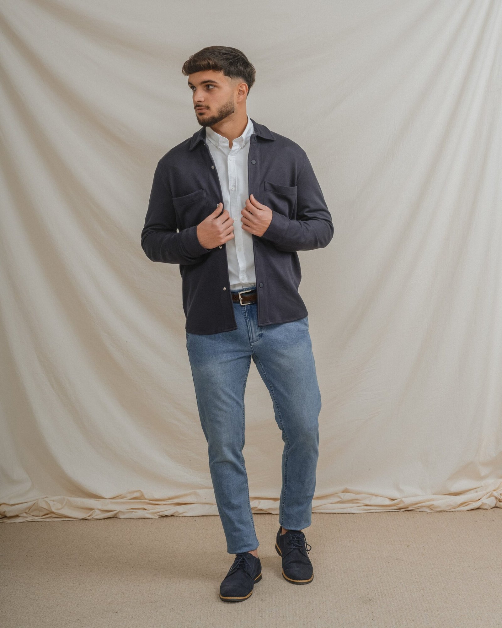 SOBRECAMISA PUNTO AZUL - Imagen 2