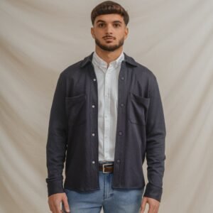 SOBRECAMISA PUNTO AZUL