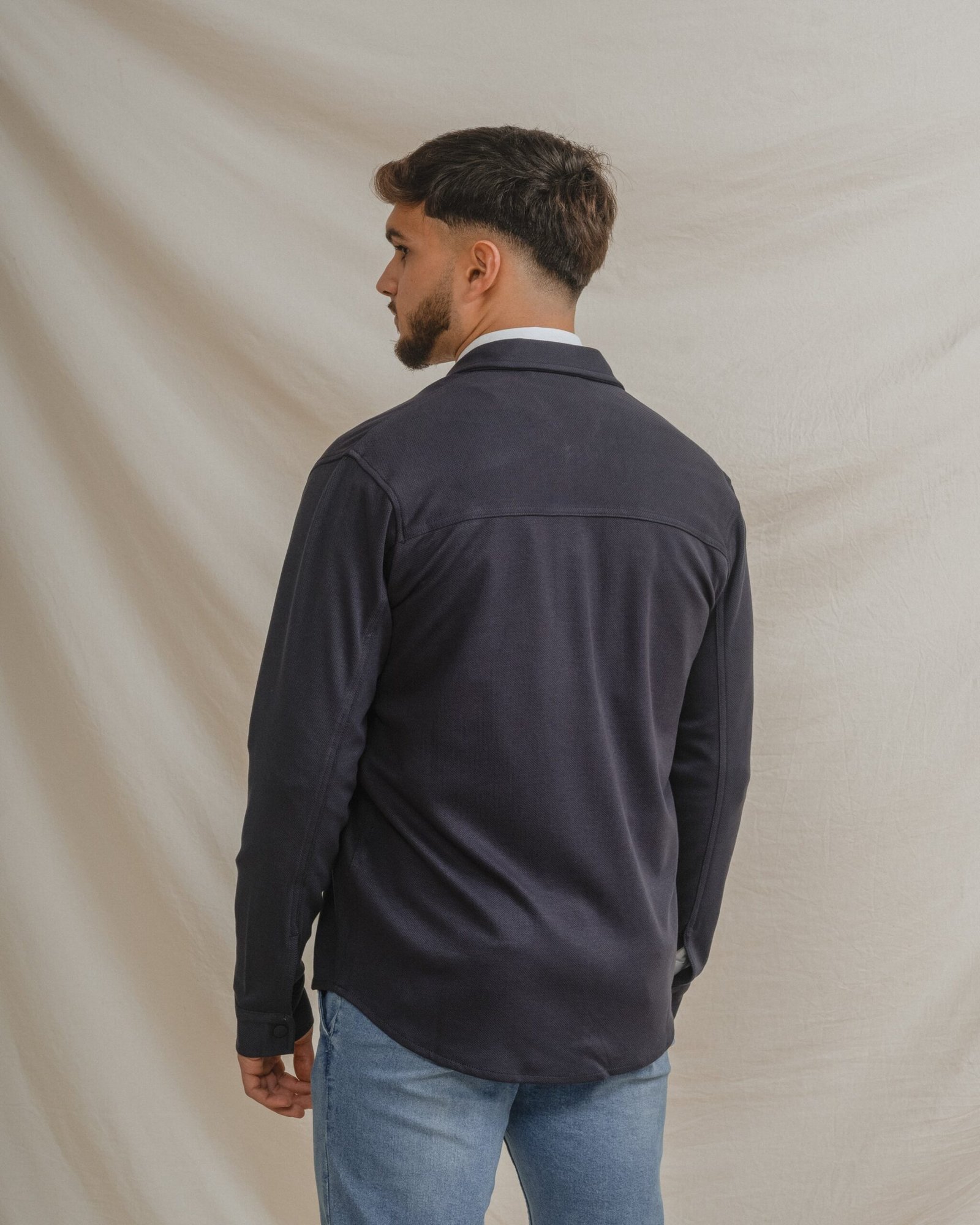 SOBRECAMISA PUNTO AZUL - Imagen 4