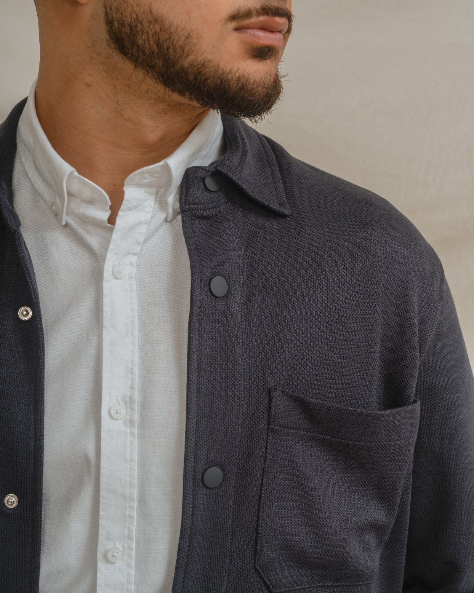 SOBRECAMISA PUNTO AZUL - Imagen 3