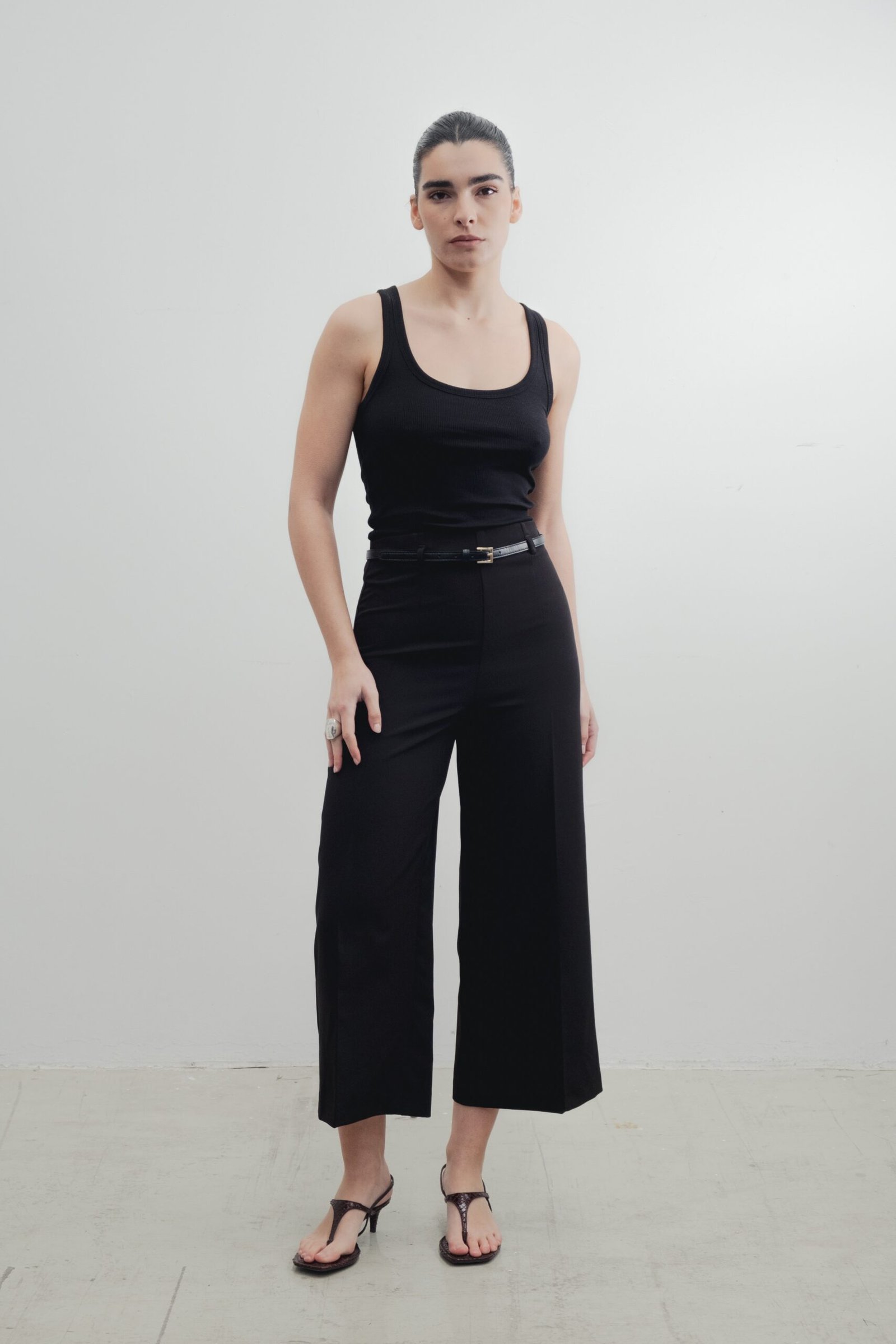 PANTALÓN CULOTTE CINTURÓN - Imagen 2