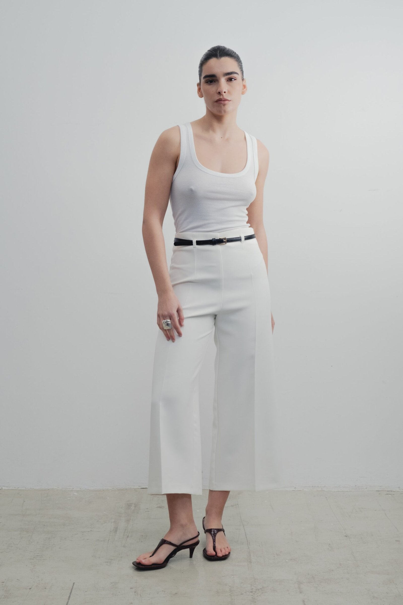 PANTALÓN CULOTTE CINTURÓN - Imagen 2