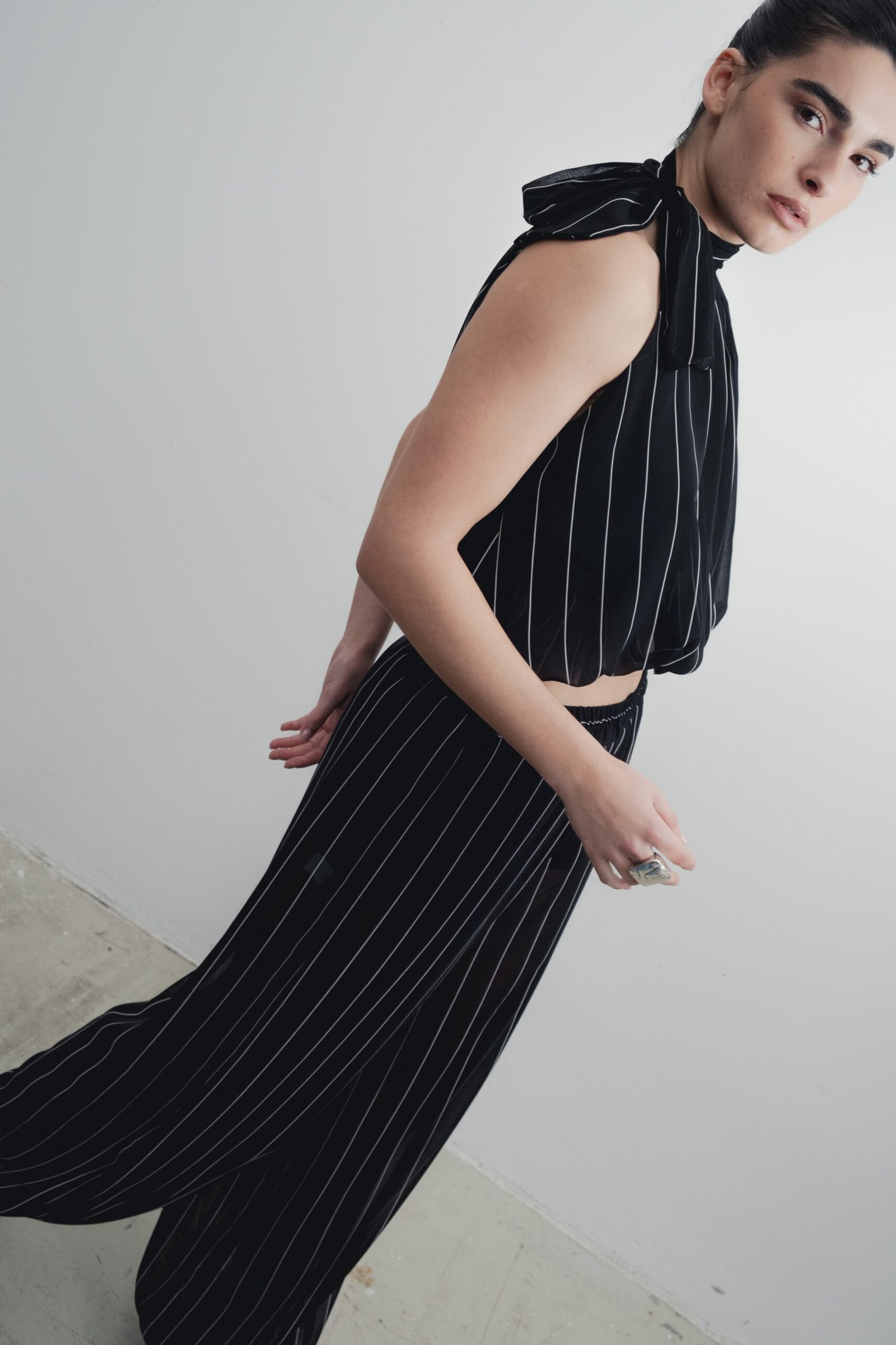 PANTALÓN BOMBACHO RAYAS