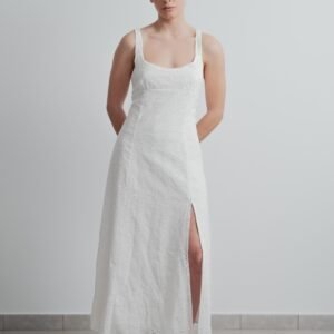 VESTIDO MIDI PERFORADO