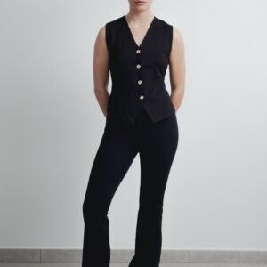 PANTALON PUNTO TEXTURA FLARE