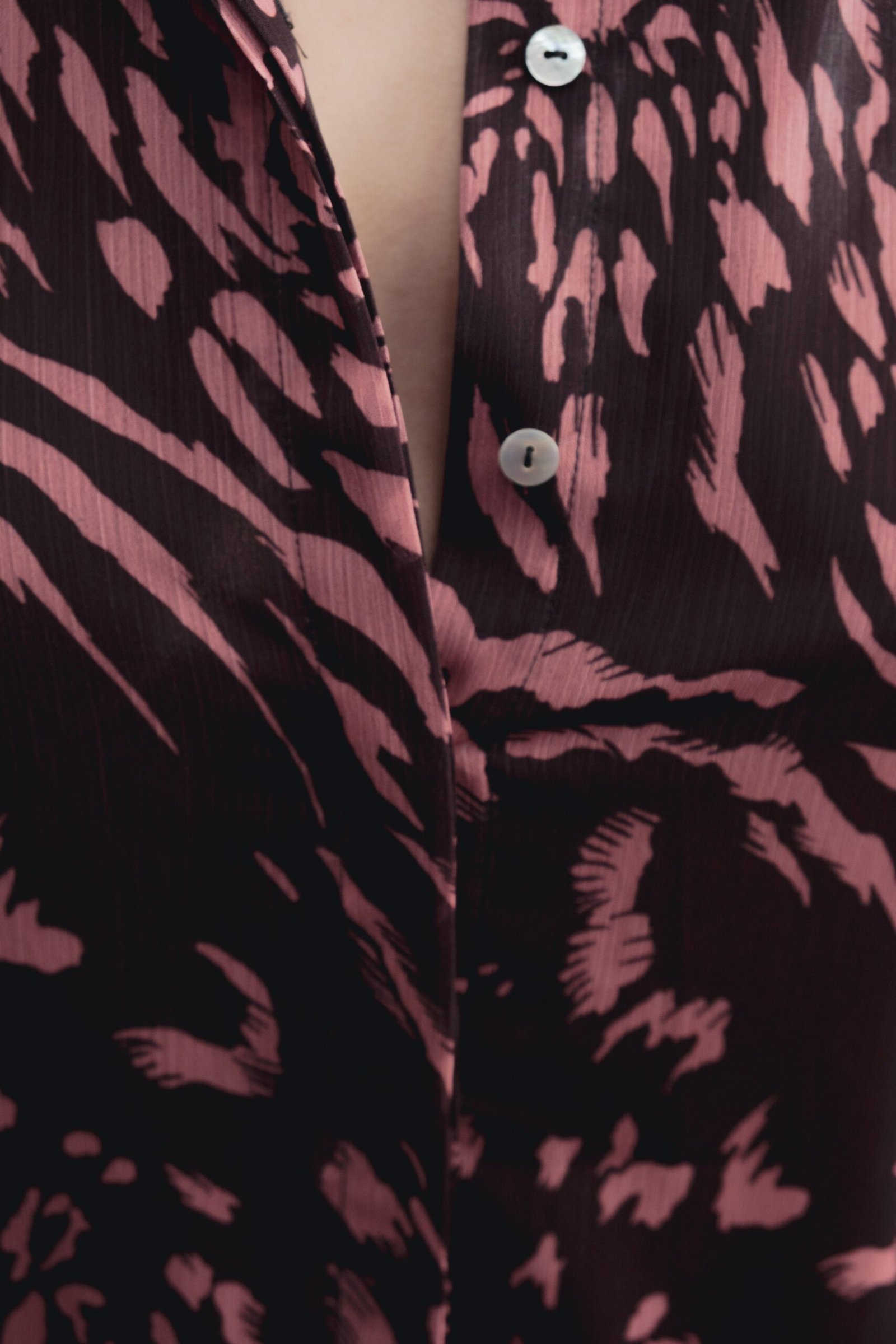 VESTIDO LARGO VOLANTES ESTAMPADO - Imagen 3