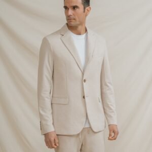 BLAZER CASUAL ESTRUCTURA BEIGE