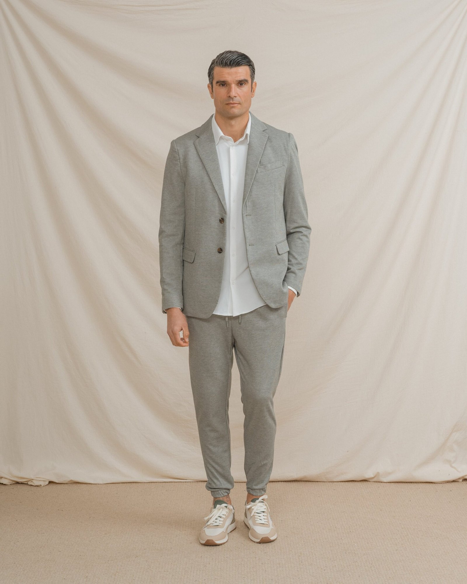 BLAZER CASUAL ESTRUCTURA VERDE - Imagen 3
