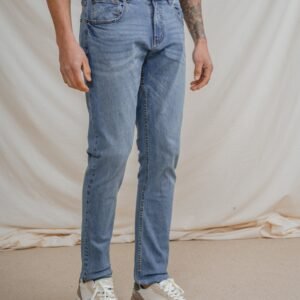 DENIM SLIM BÁSICO CELESTE