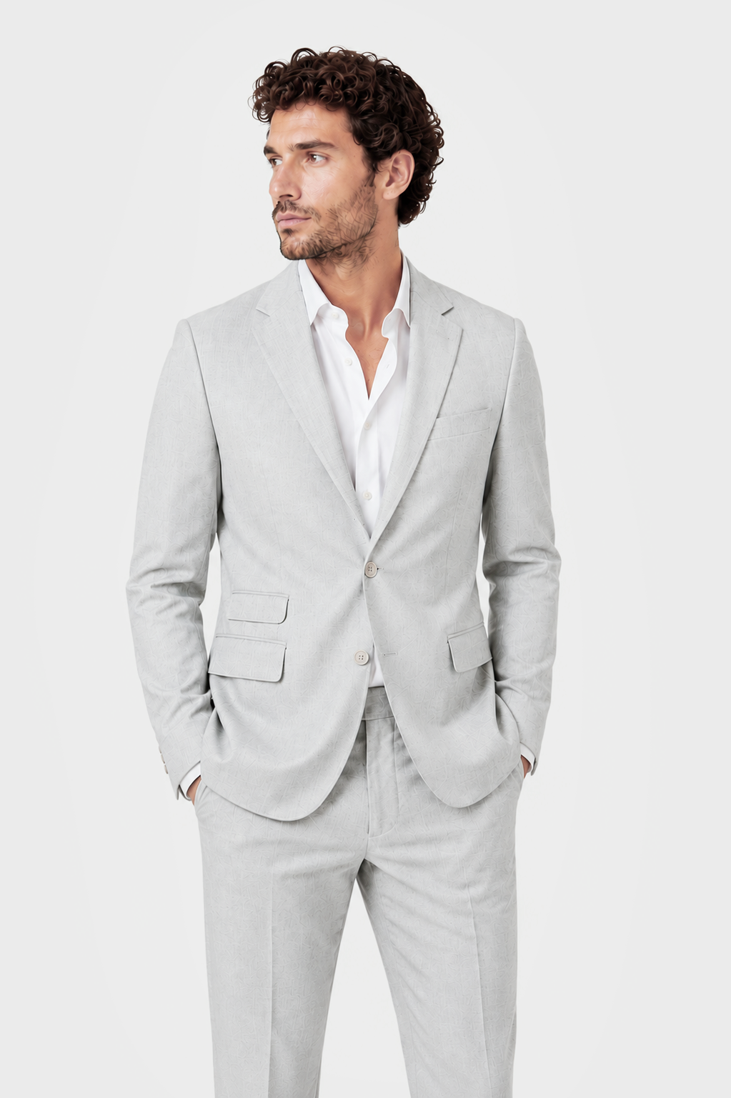 CHAQUETA TRAJE LINO - Imagen 6