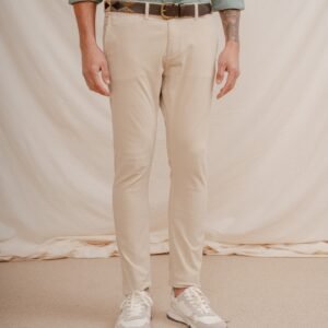 PANTALÓN CHINO SKINNY CAMEL