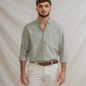 CAMISA OXFORD VERDE