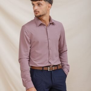 CAMISA ELÁSTICA ROSA CON VARILLA