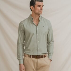 CAMISA OXFORD VERDE