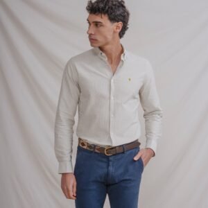CAMISA OXFORD RAYA VERDE