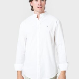CAMISA FLAMÉ MAO CON LINO BLANCA